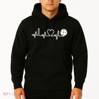 Pickleball Heartbeat! I Love Pickleball TShirt Hoodie thumb 2