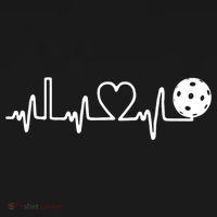 Pickleball Heartbeat! I Love Pickleball TShirt Sweatshirt thumb 3