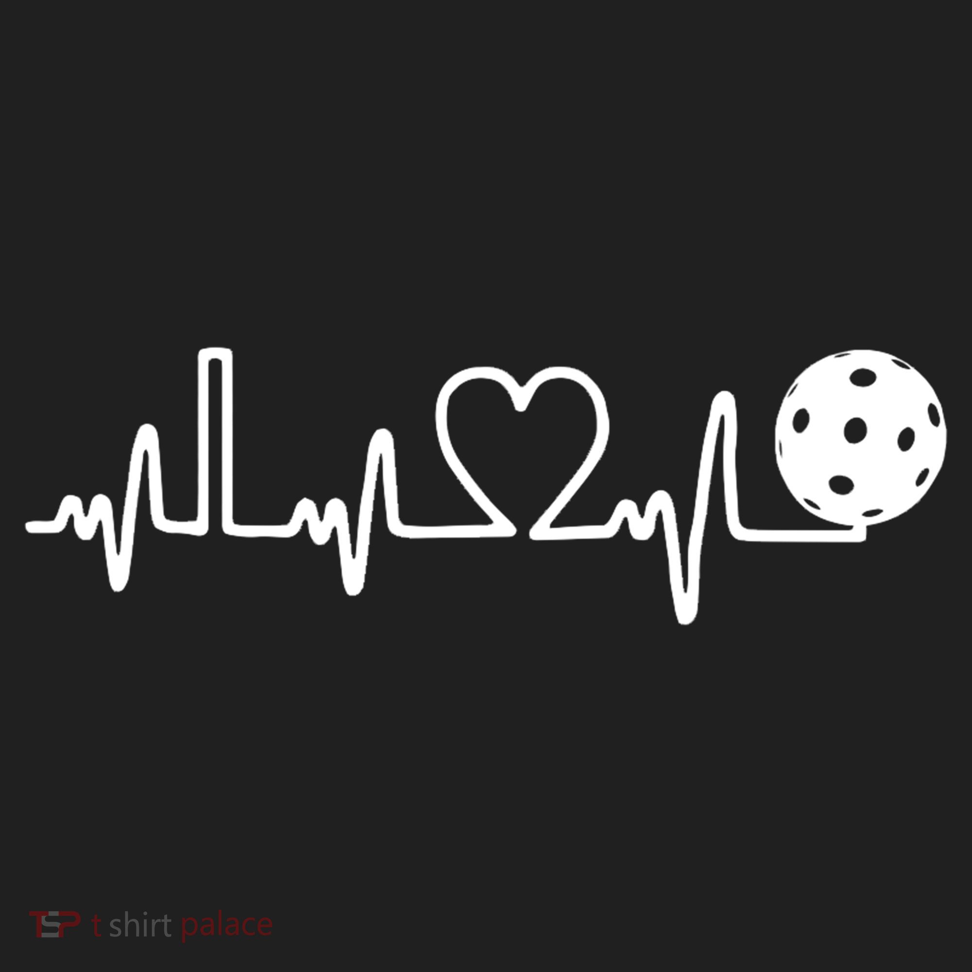 Pickleball Heartbeat! I Love Pickleball TShirt Beanie