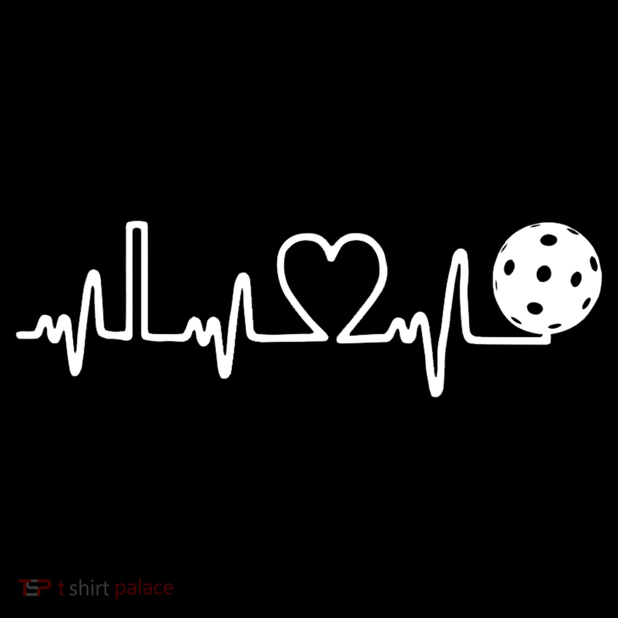 Pickleball Heartbeat! I Love Pickleball TShirt Women's Hoodie