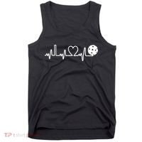 Pickleball Heartbeat! I Love Pickleball TShirt Tank Top thumb 0
