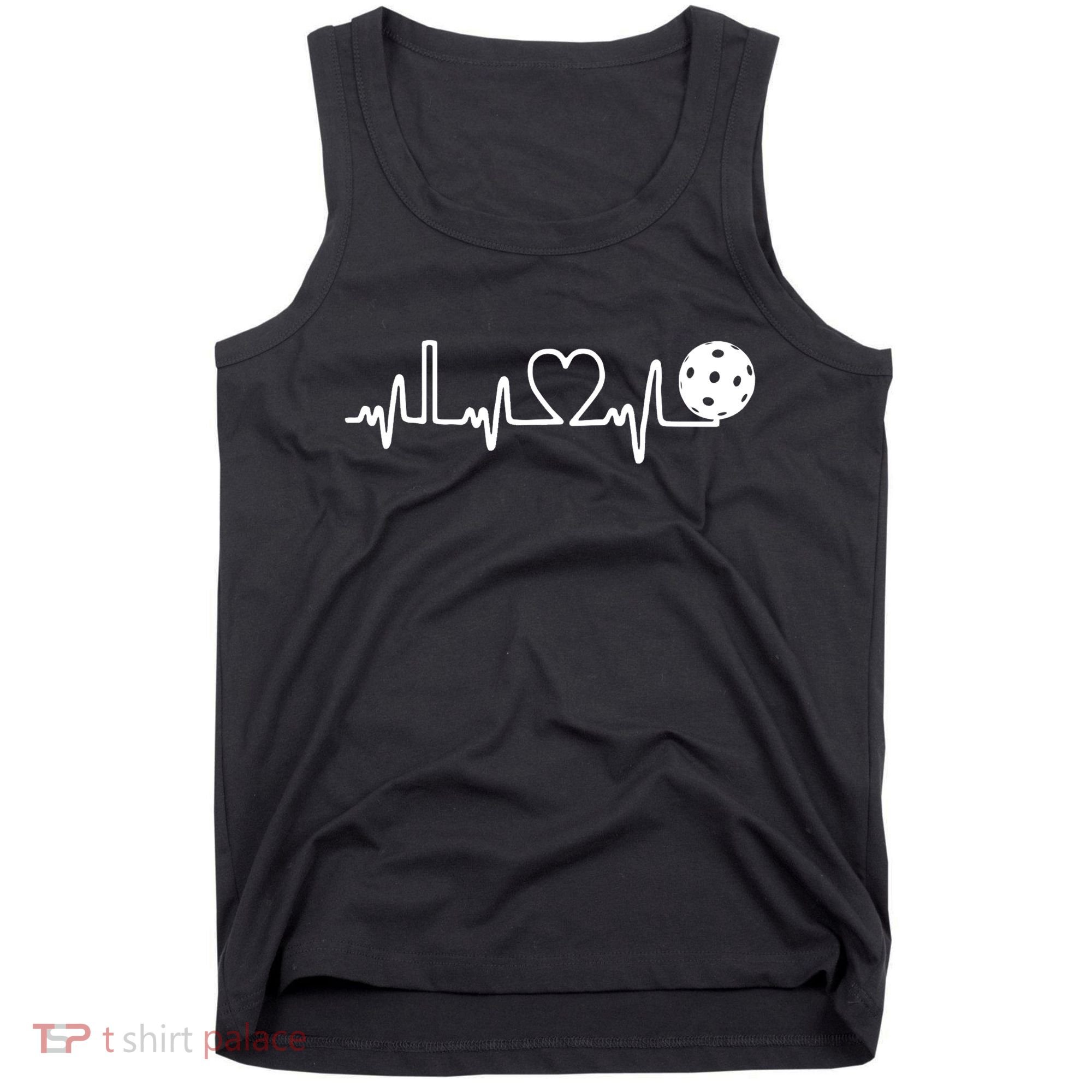 Pickleball Heartbeat! I Love Pickleball TShirt Tank Top