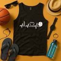 Pickleball Heartbeat! I Love Pickleball TShirt Tank Top thumb 4
