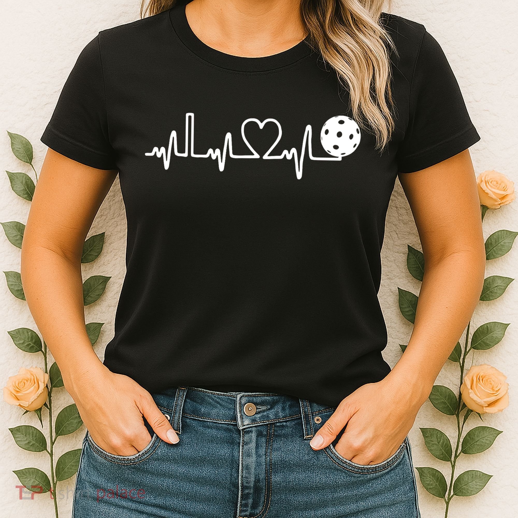 Pickleball Heartbeat! I Love Pickleball TShirt Women's T-Shirt