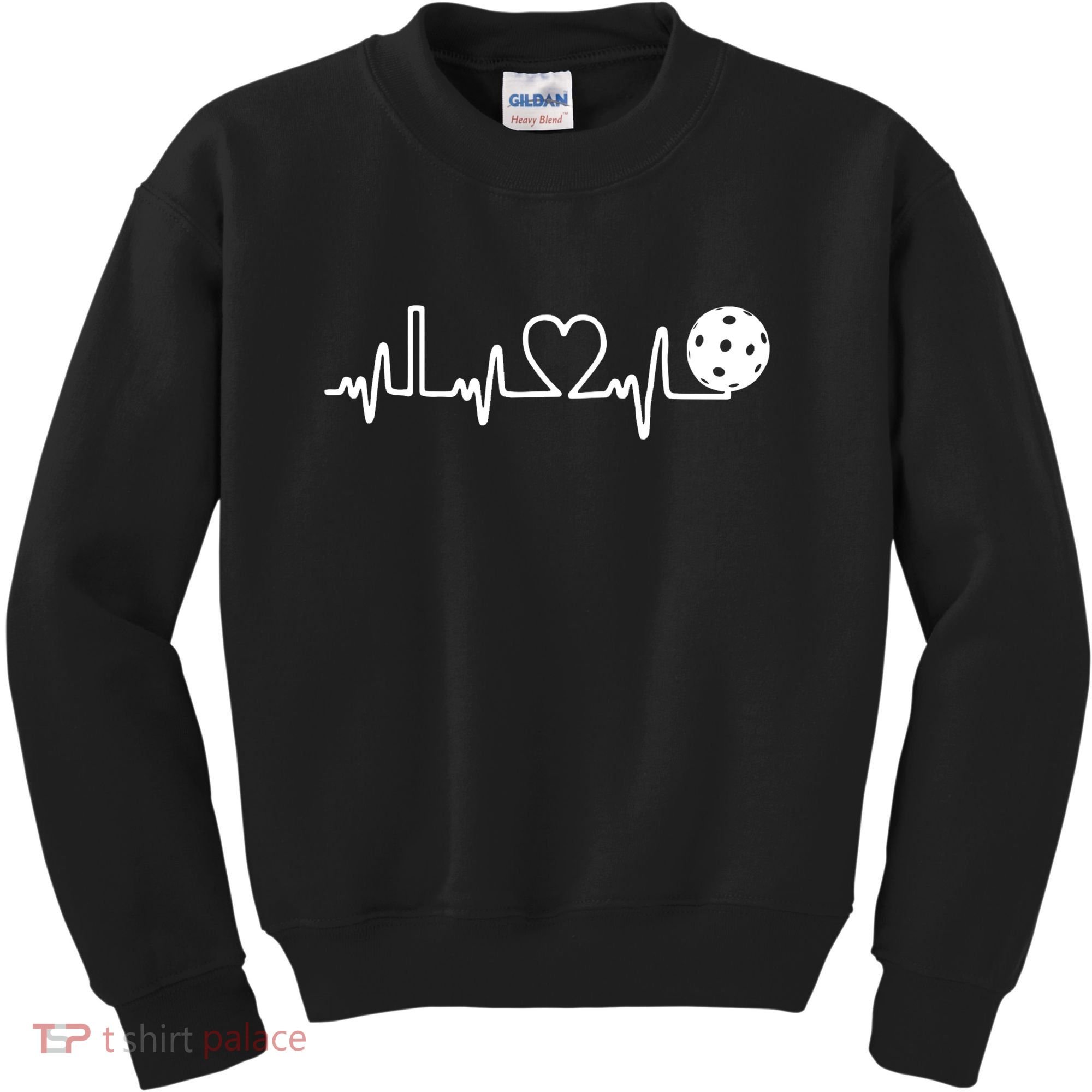 Pickleball Heartbeat! I Love Pickleball TShirt Kids Sweatshirt