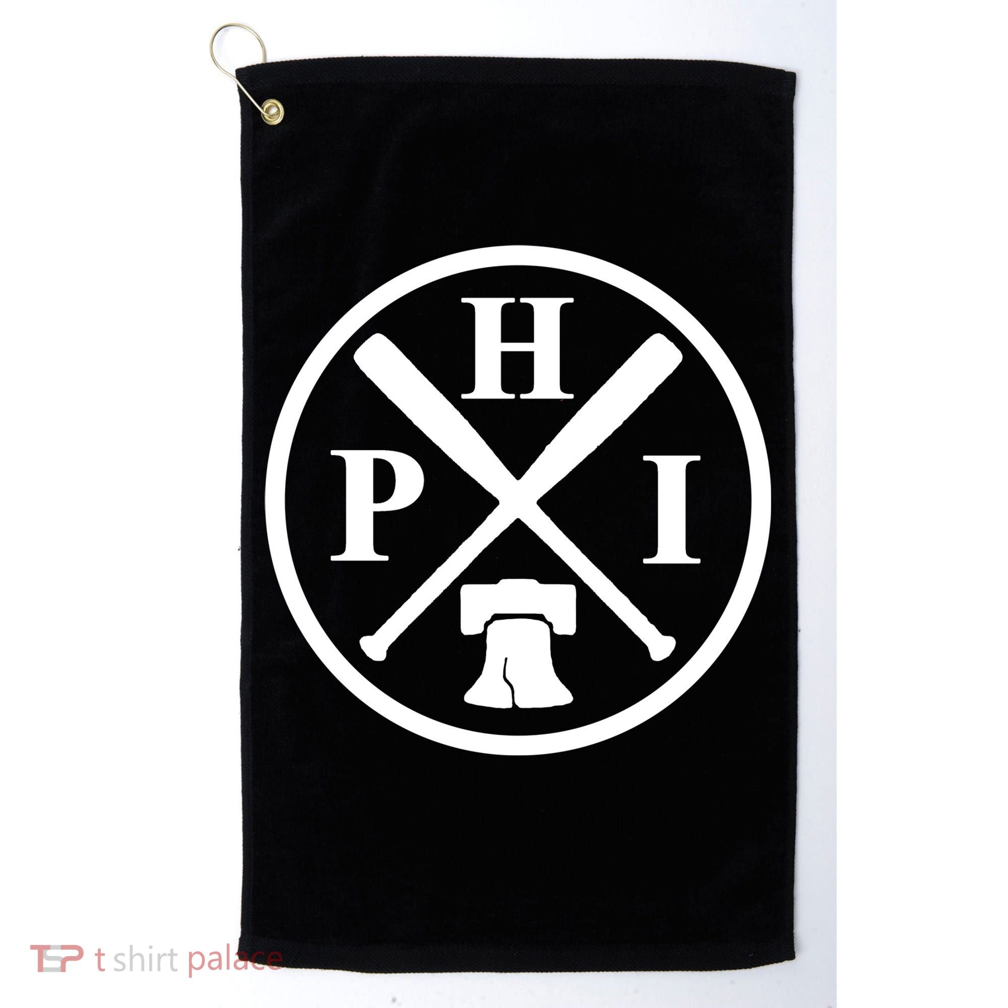Philadelphia Baseball Emblem Retro Philly Team Golf Towel