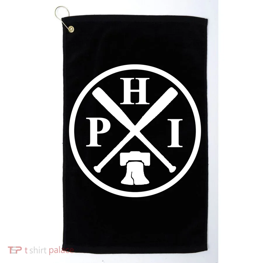 Philadelphia Baseball Emblem Retro Philly Team Golf Towel