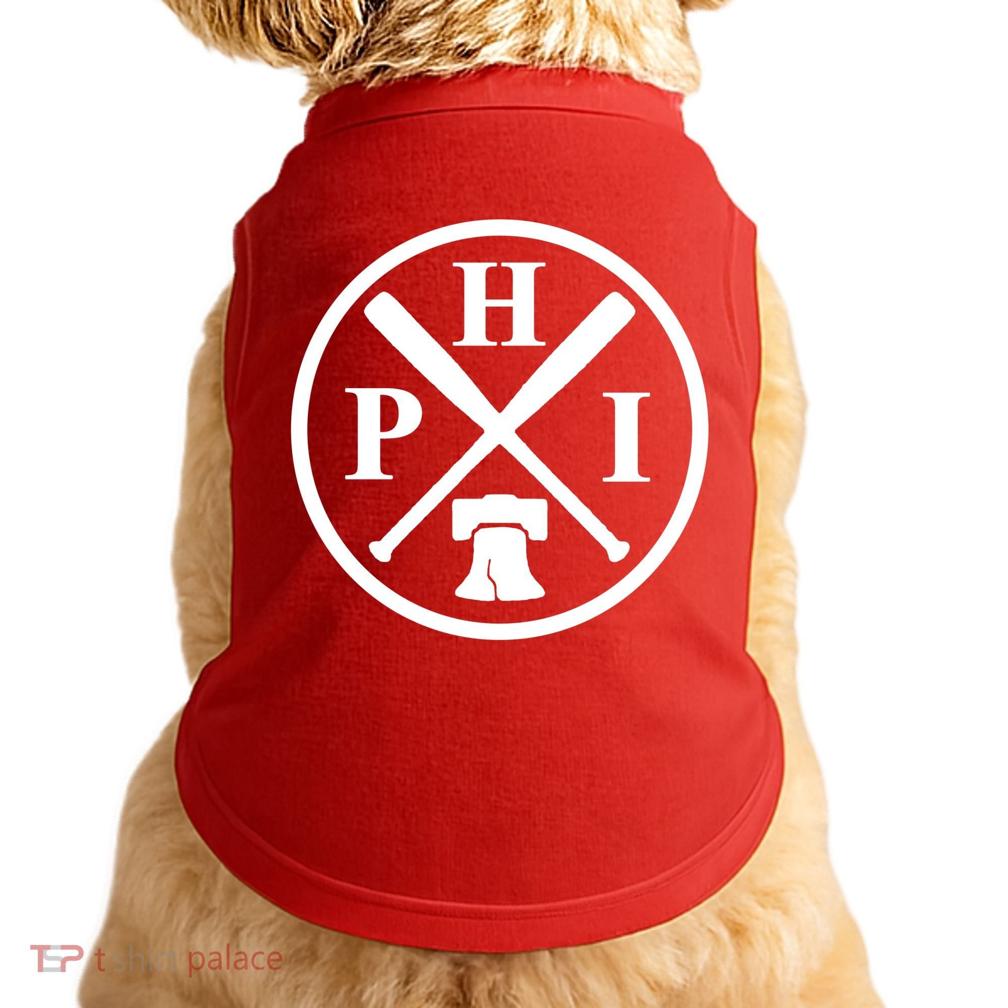 Philadelphia Baseball Emblem Retro Philly Team Doggie Tank
