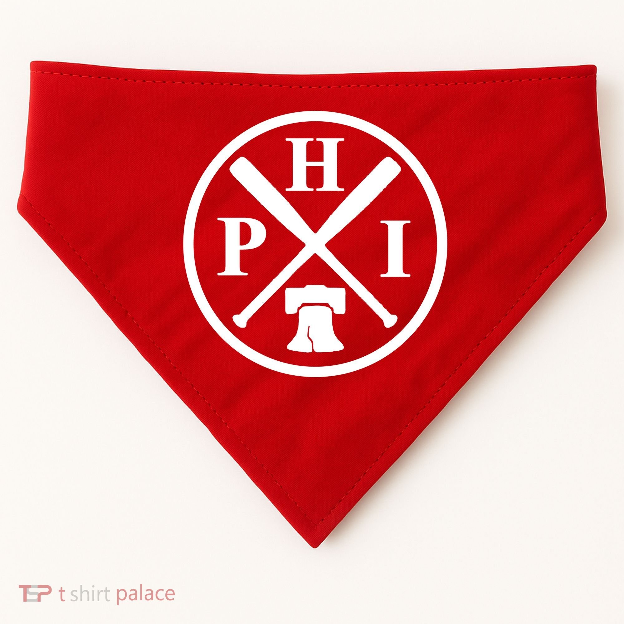 Philadelphia Baseball Emblem Retro Philly Team USA-Made Doggie Bandana