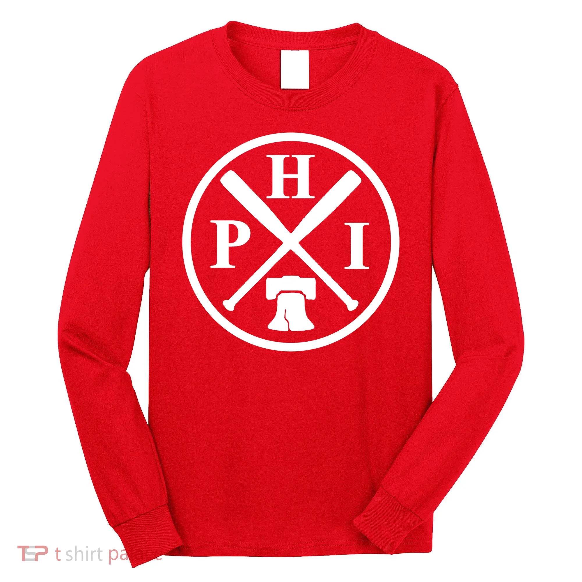 Philadelphia Baseball Emblem Retro Philly Team Long Sleeve Shirt