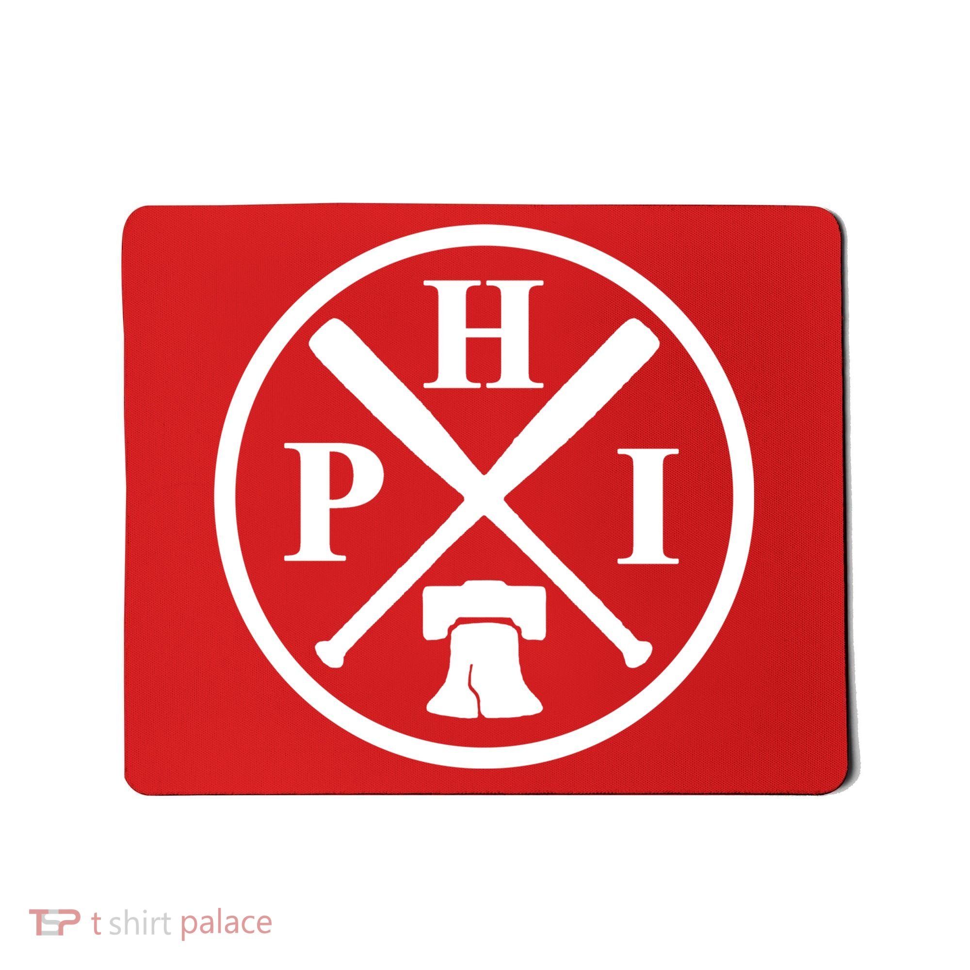 Philadelphia Baseball Emblem Retro Philly Team Mousepad
