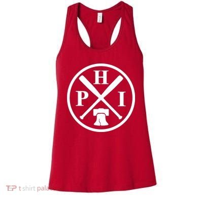 Philadelphia Baseball Emblem Retro Philly Team Women's Tank Top
