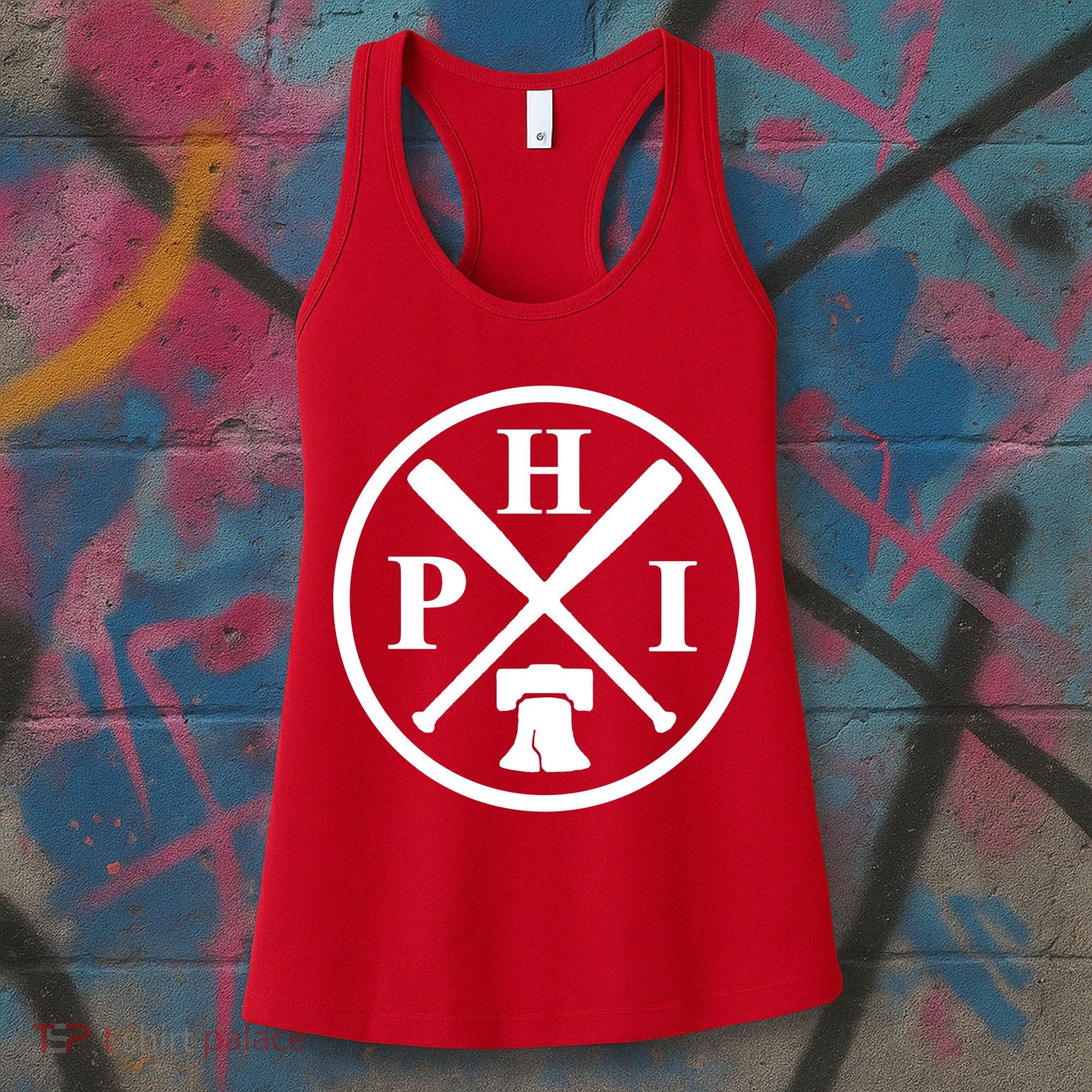 Philadelphia Baseball Emblem Retro Philly Team Women's Tank Top