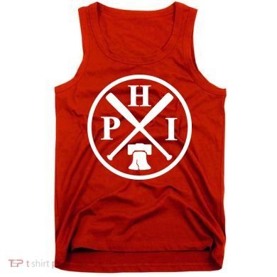 Philadelphia Baseball Emblem Retro Philly Team Tank Top