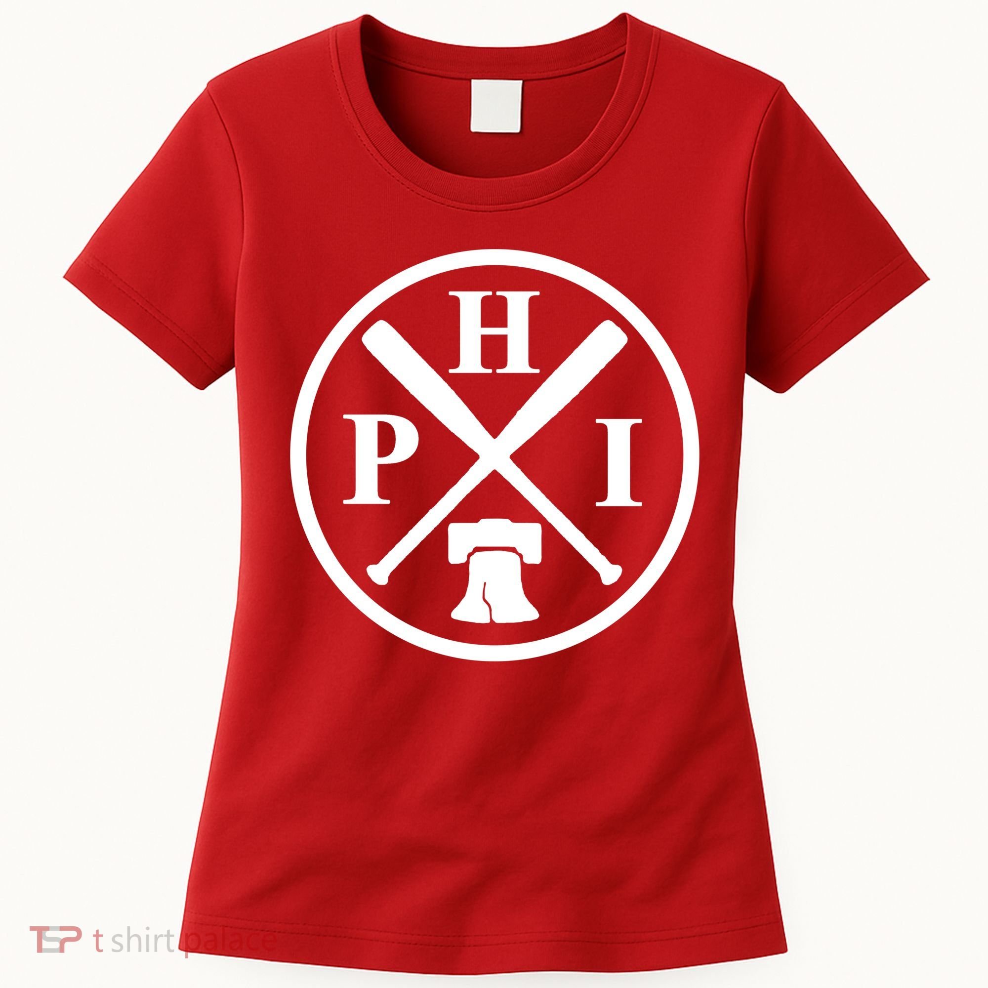 Philadelphia Baseball Emblem Retro Philly Team Women's T-Shirt