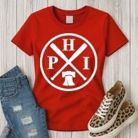 Philadelphia Baseball Emblem Retro Philly Team Women's T-Shirt thumb 3