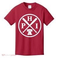 Philadelphia Baseball Emblem Retro Philly Team Kids T-Shirt thumb 0