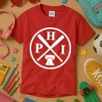 Philadelphia Baseball Emblem Retro Philly Team Kids T-Shirt thumb 3
