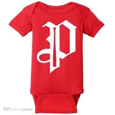 Philadelphia P Baseball Baby Bodysuit