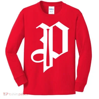Philadelphia P Baseball Kids Long Sleeve Shirt
