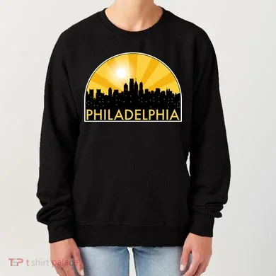 Philadelphia Skyline Burst Women's Sweatshirt