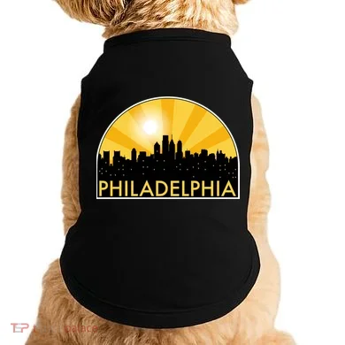 Philadelphia Skyline Burst Doggie Tank