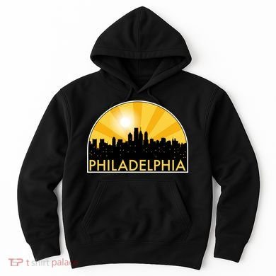 Philadelphia Skyline Burst Hoodie