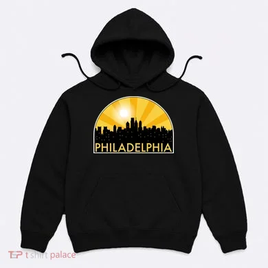 Philadelphia Skyline Burst Hoodie
