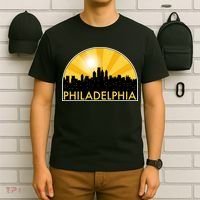 Philadelphia Skyline Burst T-Shirt thumb 6