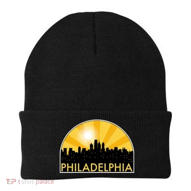 Philadelphia Skyline Burst Beanie