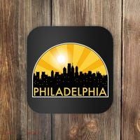 Philadelphia Skyline Burst Coaster thumb 0