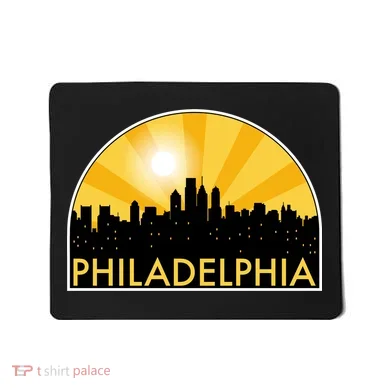 Philadelphia Skyline Burst Mousepad