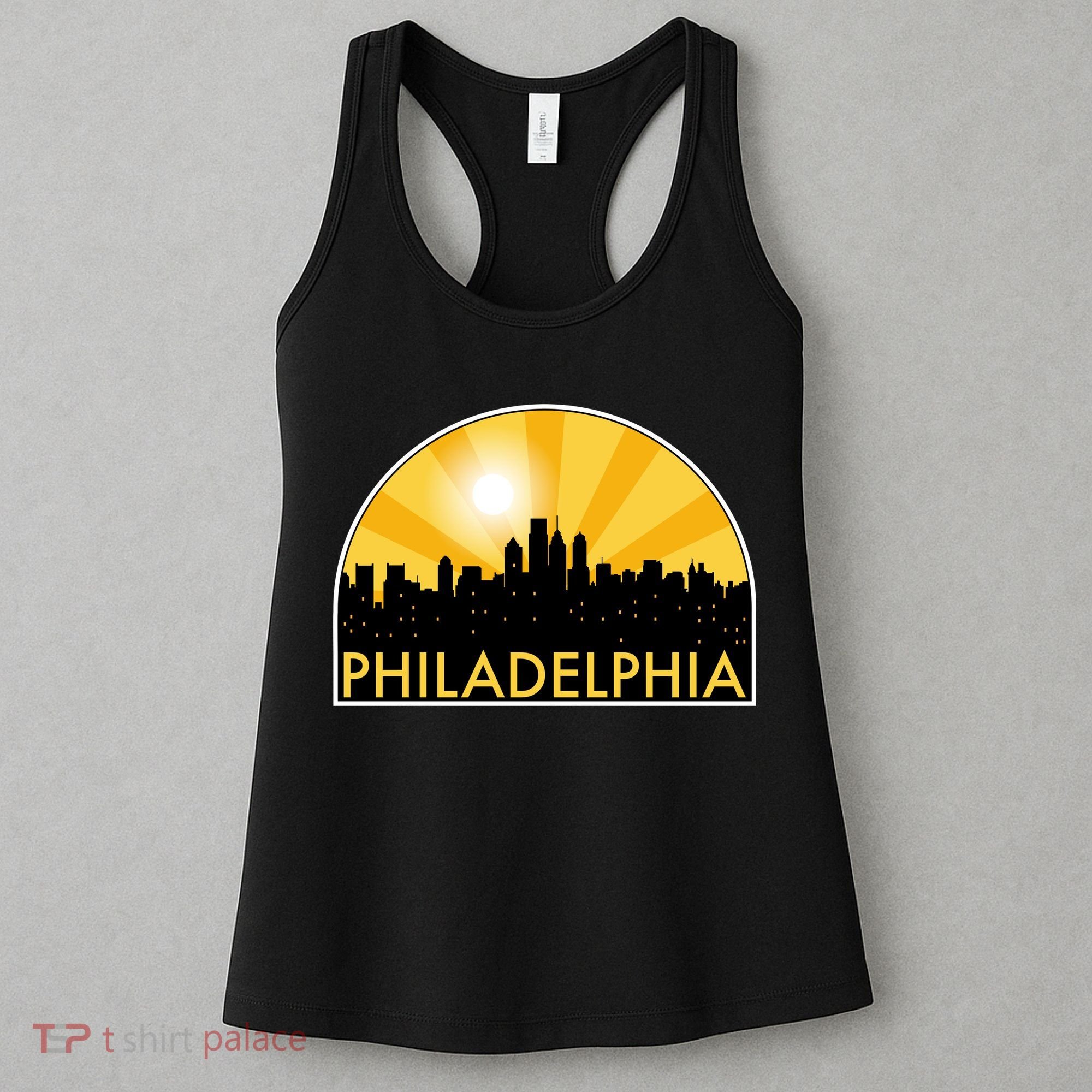 Philadelphia Skyline Burst Women's Tank Top