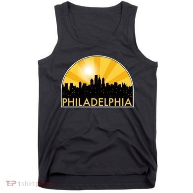 Philadelphia Skyline Burst Tank Top