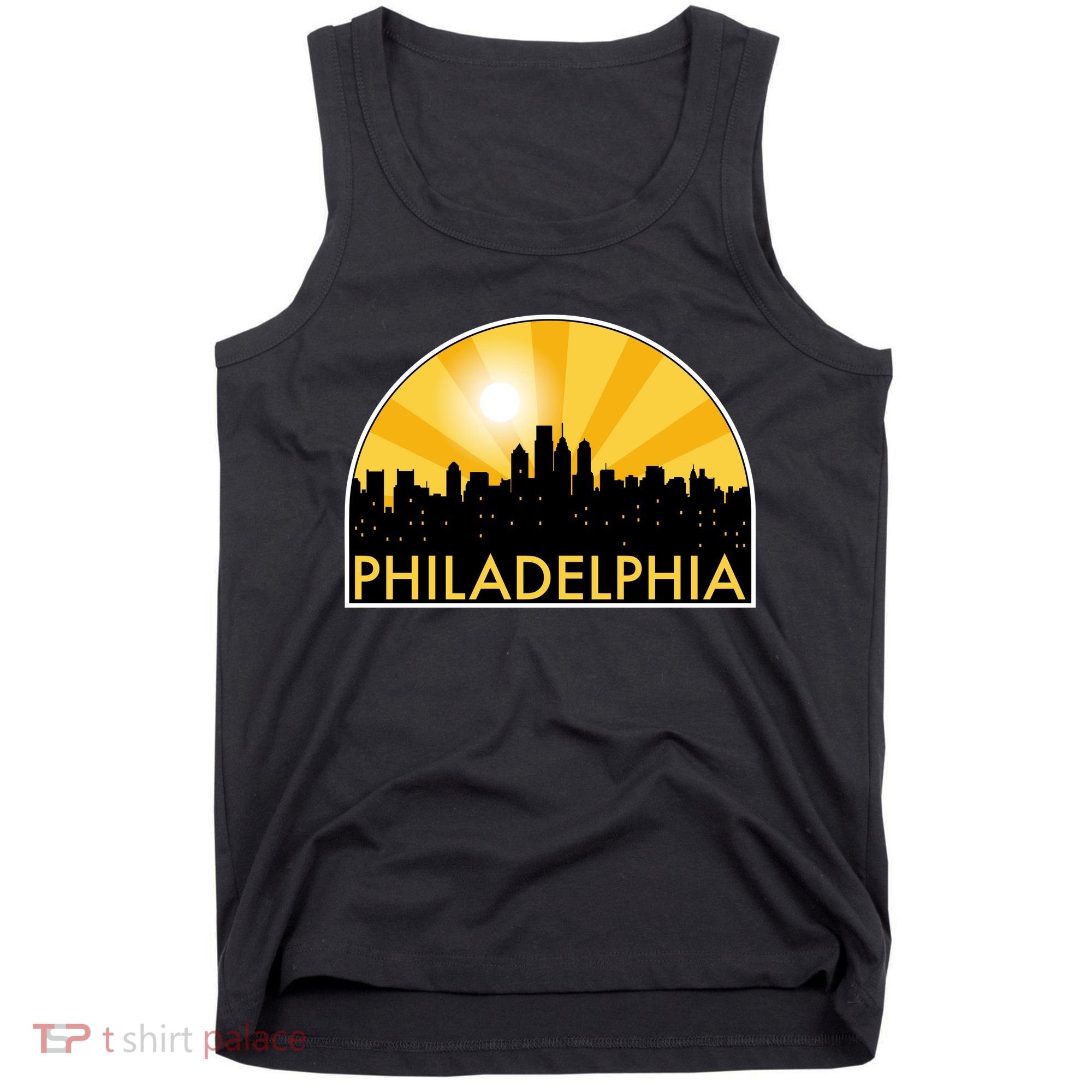 Philadelphia Skyline Burst Tank Top