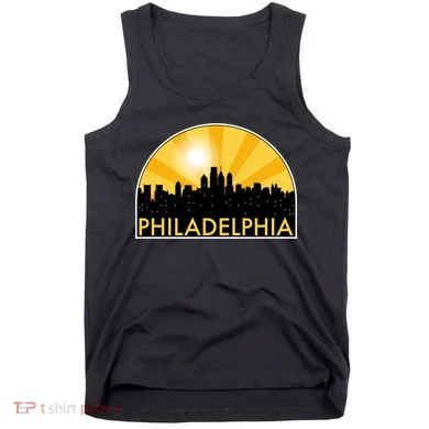 Philadelphia Skyline Burst Tank Top