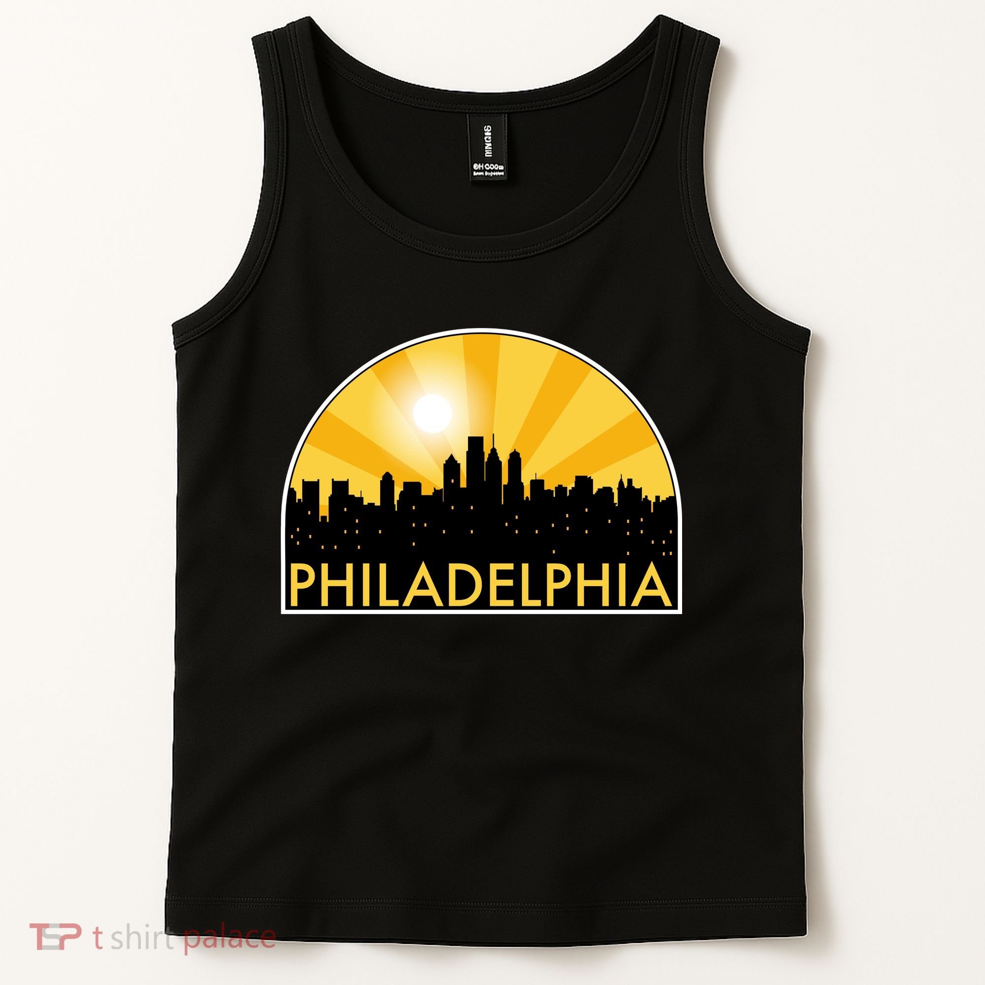Philadelphia Skyline Burst Tank Top
