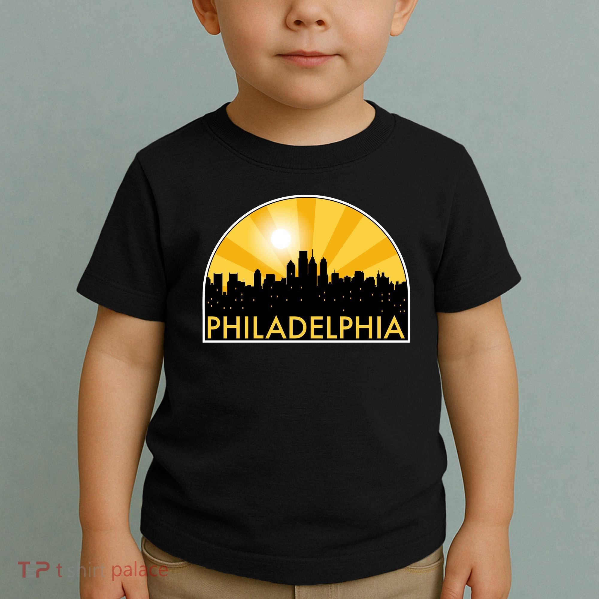 Philadelphia Skyline Burst Toddler T-Shirt