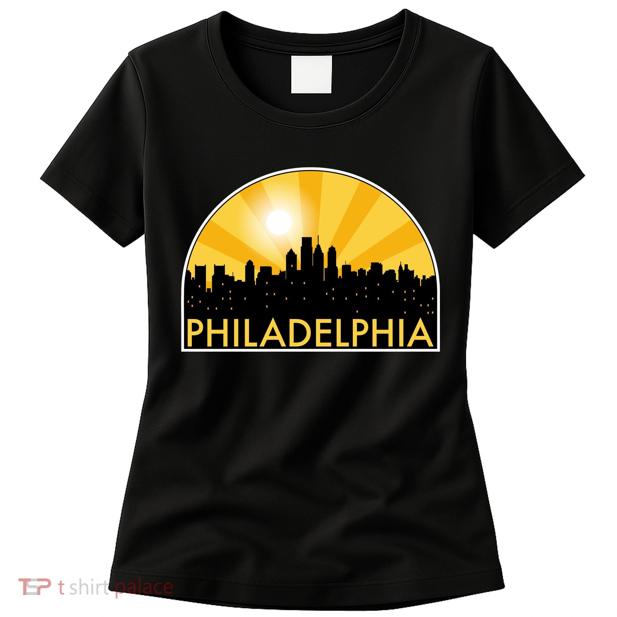 Philadelphia Skyline Burst Women's T-Shirt