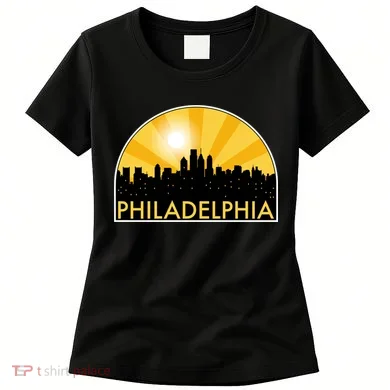Philadelphia Skyline Burst Women's T-Shirt