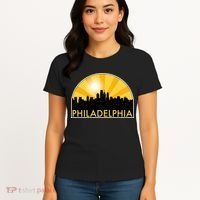 Philadelphia Skyline Burst Women's T-Shirt thumb 4