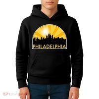 Philadelphia Skyline Burst Kids Hoodie thumb 4