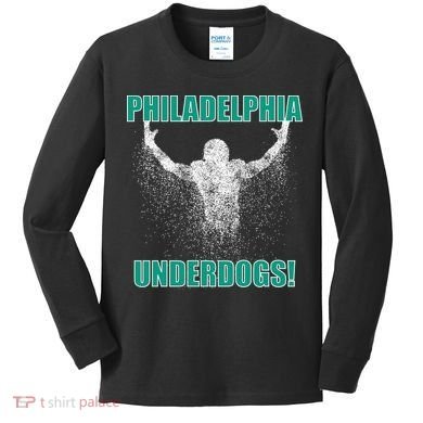 Philadelphia Underdogs Philly Football Kids Long Sleeve Shirt