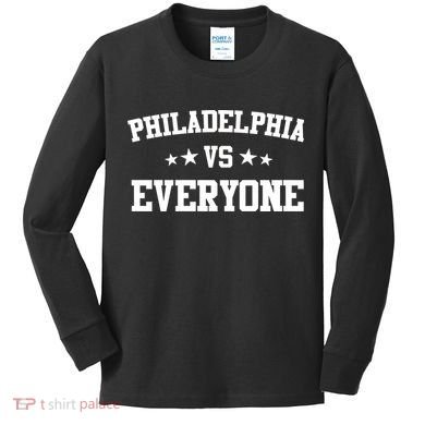 Philadelphia Vs Everyone Kids Long Sleeve Shirt