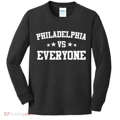 Philadelphia Vs Everyone Kids Long Sleeve Shirt