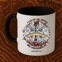 Philippians 4 13 I Can Do All Things Strengthens Me Coffee Mug thumb 2