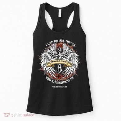 Philippians 4 13 I Can Do All Things Strengthens Me Women's Tank Top