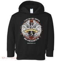 Philippians 4 13 I Can Do All Things Strengthens Me Toddler Hoodie thumb 0