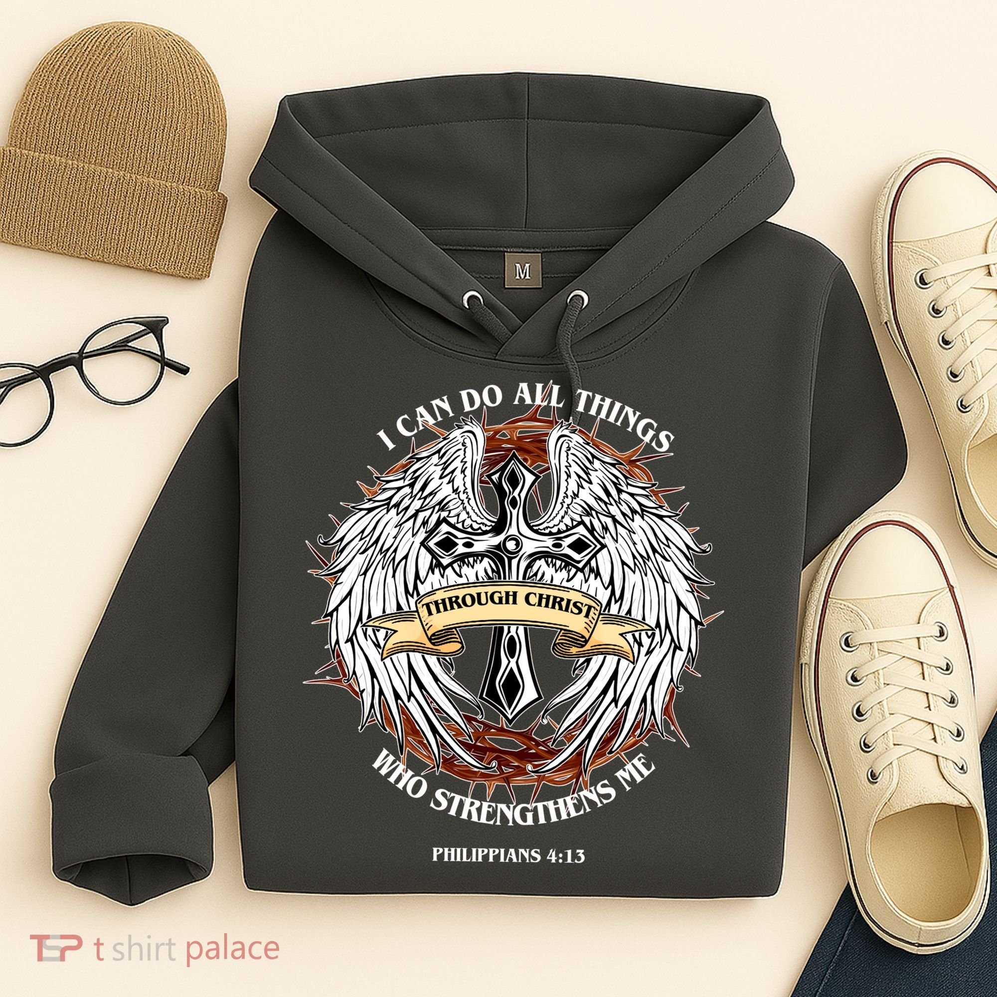 Philippians 4 13 I Can Do All Things Strengthens Me Hoodie