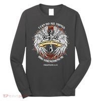 Philippians 4 13 I Can Do All Things Strengthens Me Long Sleeve Shirt thumb 0